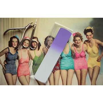 Foot File - Handmade Glass Foot File & Pedicure Rasp - Genuine Czech Tempered Glass - Corn & Dead Skin Remover - Calluses - Coarse - Hard Skin Remover - Foot Scrubber - Callus Remover for feet