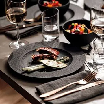 Villeroy & Boch 10.5 Inch Premium Dinner Plate in Black