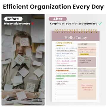 ZOTIA To Do List Notepad - To Do List Notebook with 52 Undated Sheets（6.5"×9.8"）, Daily To Do List Planner Perfect for Office, Home and School, Helps to Keep Track of Tasks - Purple