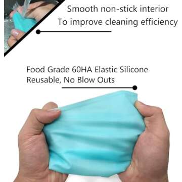 Piping Bags and Tips Set, Reusable Piping Bags, Frosting Piping Kit for Baking with Pastry Bags and ...