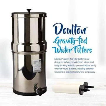 British Berkefeld Gravity-Fed Water Filter System - 2.24 Gallon