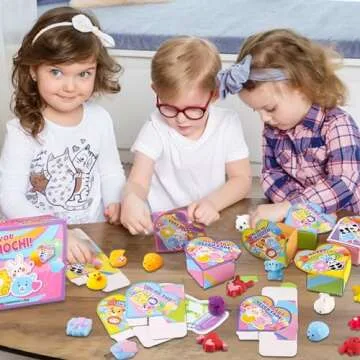 LATEEFAH 30 PCS Valentines Cards Mochi Squishy Toys Party Favors with Heart Boxes for Kids, Happy Valentines Day Exchange Cards Gift Set, School Classroom Valentines Cards Gift Prizes for Kids Treats