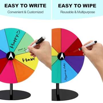 Airpark Prize Wheel Interactive 8 Inch Tabletop Fun