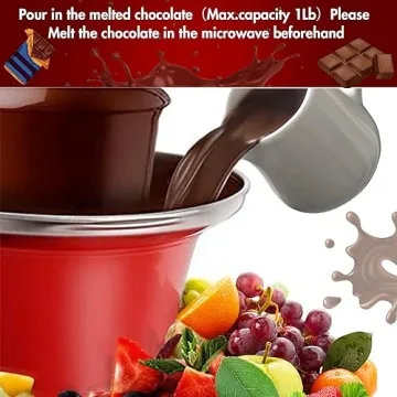 Electric Mini Chocolate Fountain for Festive Gatherings