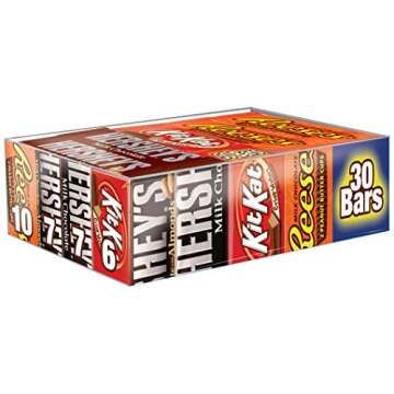 Hershey's Chocolate Full-Size Variety Pack - 30 Delicious Treats