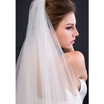 EllieHouse Lace Royal Length Bridal Veil with Comb