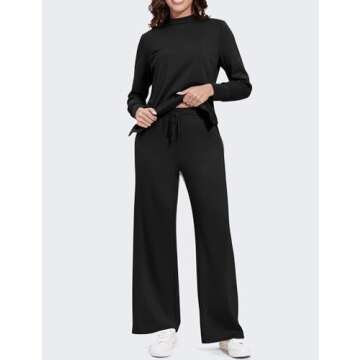 Stylish Two Piece Women's Loungewear Set for Fall
