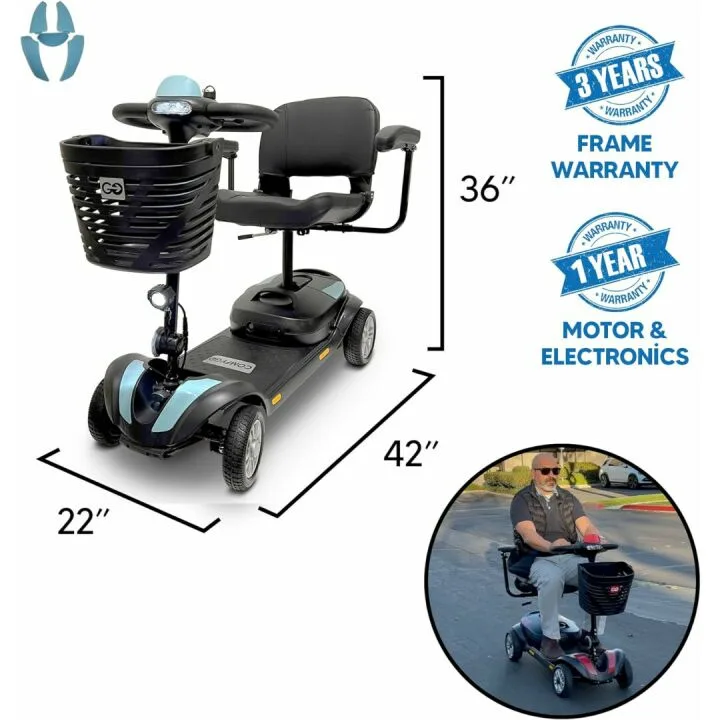 Comfygo Z-4 Electric Mobility Scooter for Seniors