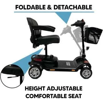 Comfygo Z-4 Electric Mobility Scooter for Seniors