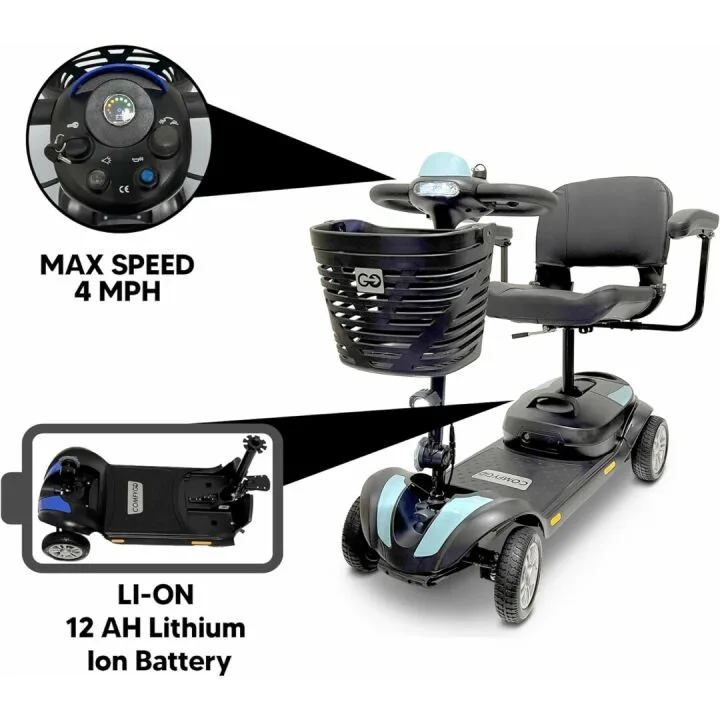 Comfygo Z-4 Electric Mobility Scooter for Seniors