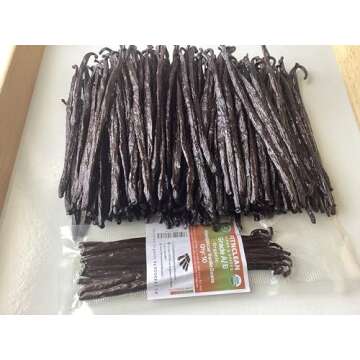 Organic Madagascar Vanilla Beans for Baking and Extracts