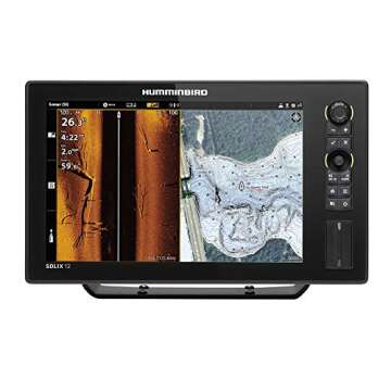 Humminbird SOLIX 12 G2 Fish Finder with CHIRP, Mega Si+, GPS, and 12.1-Inch-Display