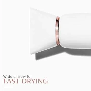 T3 Cura LUXE Hair Dryer with Digital Ionic Technology