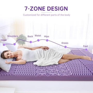 Luxury MUXHOMO Twin Mattress Topper for Cool Sleep Comfort