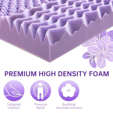 Luxury MUXHOMO Twin Mattress Topper for Cool Sleep Comfort
