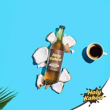 Holy Kakow Organic Coconut Syrup for Coffee and Cocktails