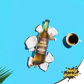 Holy Kakow Organic Coconut Syrup for Coffee and Cocktails