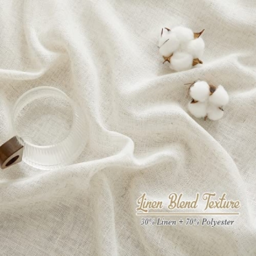 Stylish NICETOWN Linen Curtains for Modern Homes