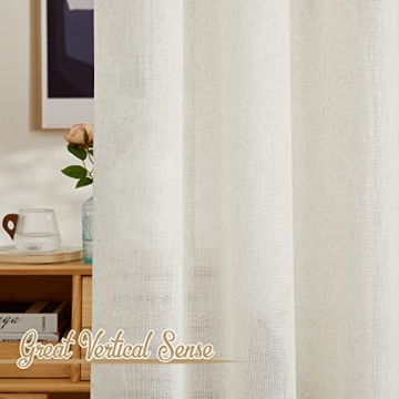 Stylish NICETOWN Linen Curtains for Modern Homes