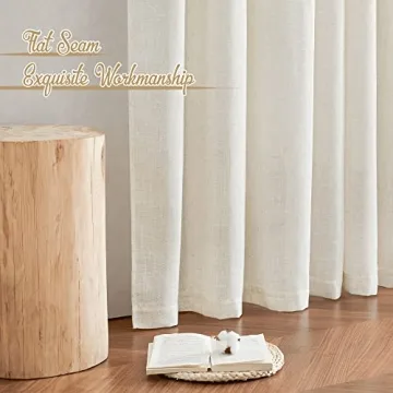 Stylish NICETOWN Linen Curtains for Modern Homes