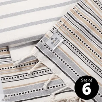 UniQloth Turkish Beach Towels Set Quick Dry Sand Free