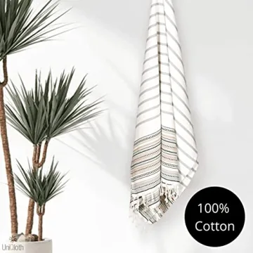 UniQloth Turkish Beach Towels Set Quick Dry Sand Free