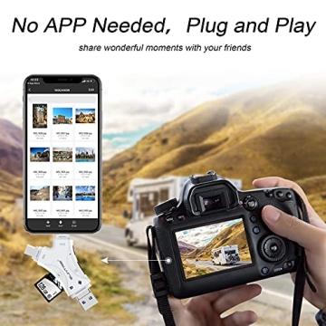 Efficient 4-in-1 SD Card Reader for All Devices