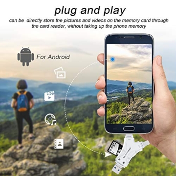 Efficient 4-in-1 SD Card Reader for All Devices