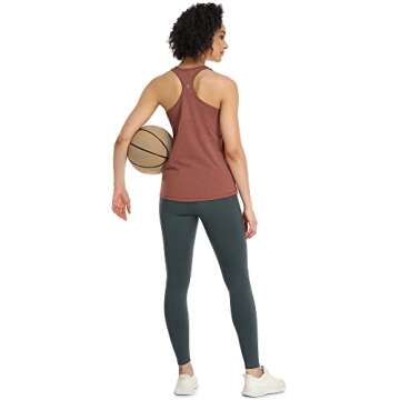 icyzone Women's Racerback Workout Tank Tops - 3 Pack