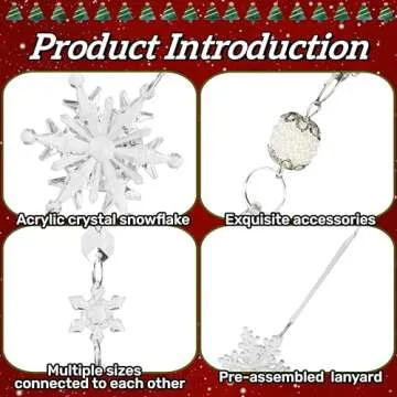 Elegant 20 PCS Christmas Ornaments for Holiday Decor