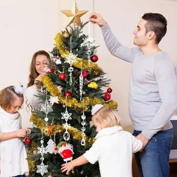 Elegant 20 PCS Christmas Ornaments for Holiday Decor