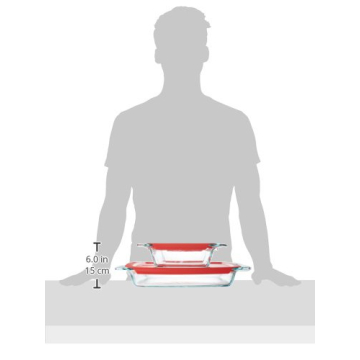 Premium Pyrex 4-Piece Glass Baking Dish Set for All Cooking