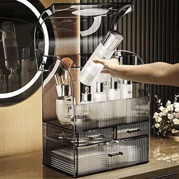 MOOCHI Large Professional Makeup Organizer for Cosmetics