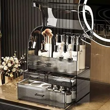 MOOCHI Large Professional Makeup Organizer for Cosmetics