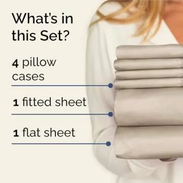 King 6 Piece Sheet Set - Comfy, Breathable & Cooling - Hotel Luxury Bedding for Women, Men, Kids & T...