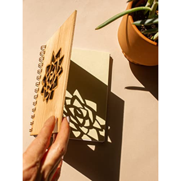Succulent Wood Nature Journal for Creativity and Mindfulness