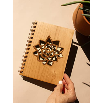 Succulent Wood Nature Journal for Creativity and Mindfulness