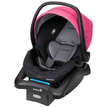 Safety 1st Comfort 35 Infant Car Seat in Pink Streak - Safety Meets Style