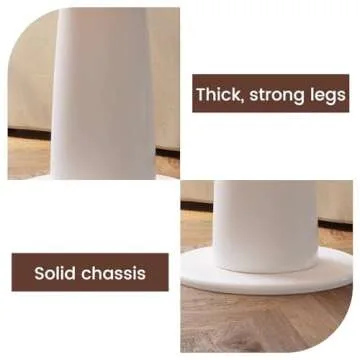 Guyii Irregular Side Table with Tempered Glass Top