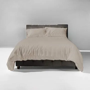QuickZip Duvet Cover – Effortless Zipper Closure, Soft Sateen Cotton, Corner Ties