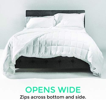 QuickZip Duvet Cover with Easy Zipper for Comfort and Style