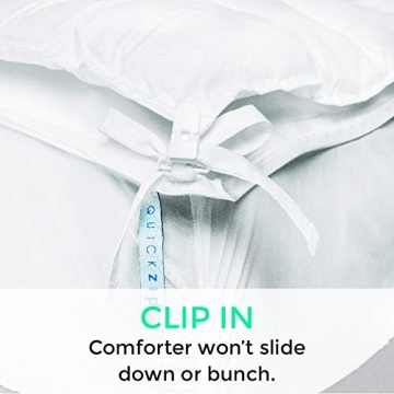 QuickZip Duvet Cover with Easy Zipper for Comfort and Style