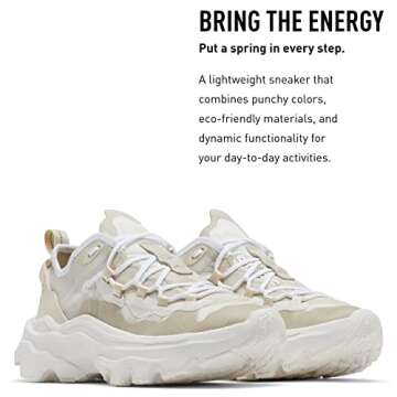 Sorel Women's Kinetic Breakthru Tech Lace Sneakers - White