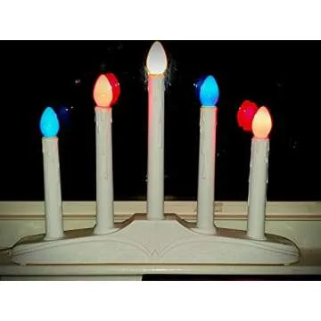 25 Pack C7 LED Multicolor Christmas Replacement Light Bulbs