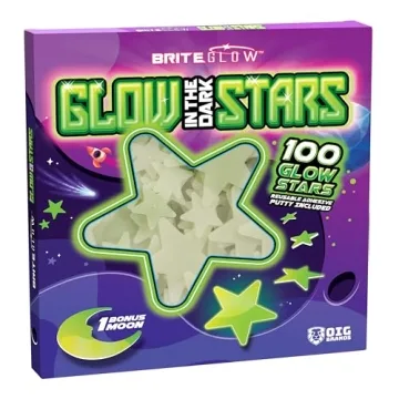 100 Pcs Glow in The Dark Stars for Kids Rooms