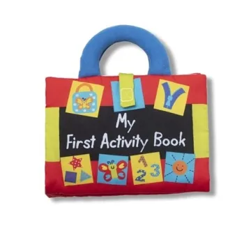 Melissa & Doug K’s Kids My First Activity Book 8-Page Soft Book for Babies and Toddlers - Early Le...