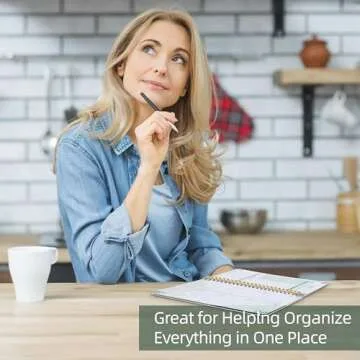 Undated Weekly Planner, Weekly To Do List Notebook with Goal & Habit Tracker Organizer, A5 5.8" x 8.0" Weekly Planner Notebook with Spiral Binding for Men or Women