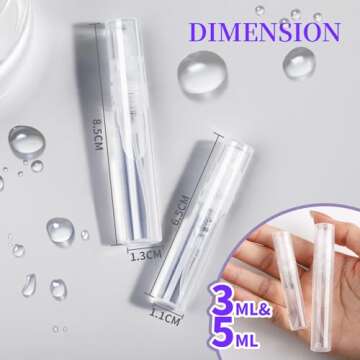 Fandamei 60PCS Mini Spray Bottle Set for All Needs