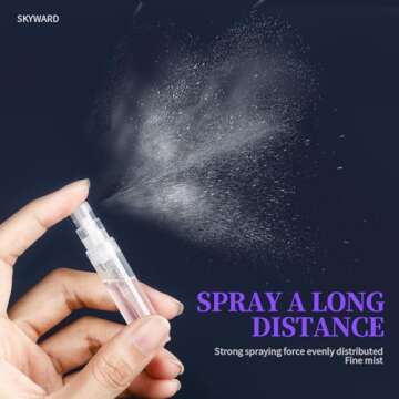 Fandamei 60PCS Mini Spray Bottle Set for All Needs