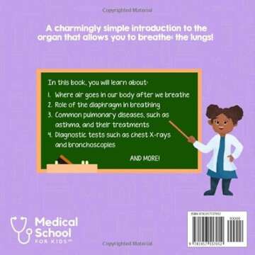 Pulmonology for Kids: A Fun Picture Book About the Respiratory System for Children (Gift for Kids, Teachers, and Medical Students) (Medical School for Kids)
